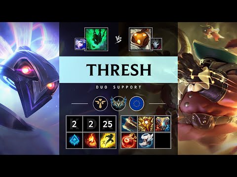 Thresh Support vs Bard: Vision Controller - EUW Challenger Patch 14.23