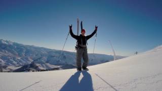 Flying with Skis