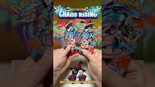 CHAOS RISING SLEEVED BOOSTER PACKS 🤩 #pokemontcg #pokemon #pokemoncards