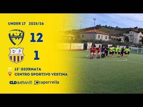 U17 | Accademia Soccer - Vigor Lanciano 12-1 (Gol & Highlights) | 13ª Giornata 2025/2026