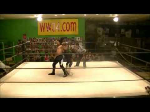 WWA4 TITLE  MATCH K9 vs Dynamite Pegasus