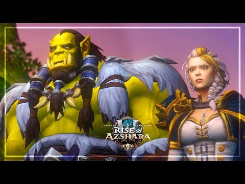 Baine Bloodhoof Scenario With Cinematics & Cutscenes | Saurfang, Thrall & Jaina |8.2 Rise of Azshara