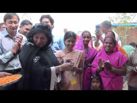 Vedanta Balco News 573   CSR Fly Ash Brick Making Machine Inauguration by Mrs  Roma Balwani March 20