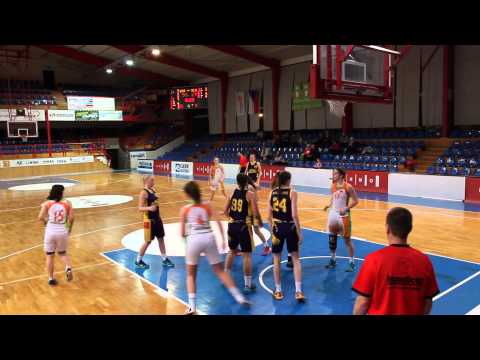 Žabiny Brno - Basket Slovanka 63:36, (U19, sez. 2015/16, 15.ledna 2016)