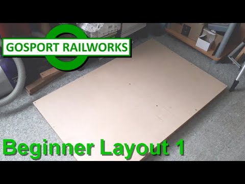 N Gauge Layout Build: Beginner Layout 1 - Baseboard Build