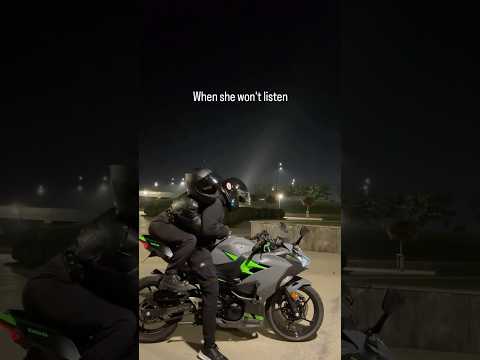 how to get your bikergirl to listen… 😳 w/saba_badzgaradze