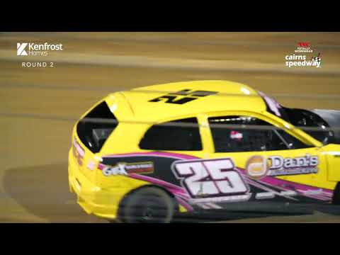 JUN17 JrSF at TWW Cairns Speedway - Jr Sedan Feature Race