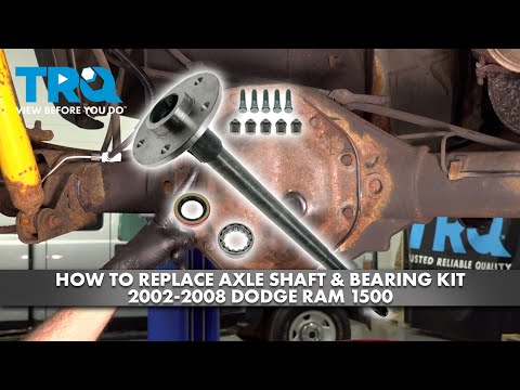 How to Replace Rear Axle Shaft & Bearing Kit 2002-2008 Dodge Ram 1500