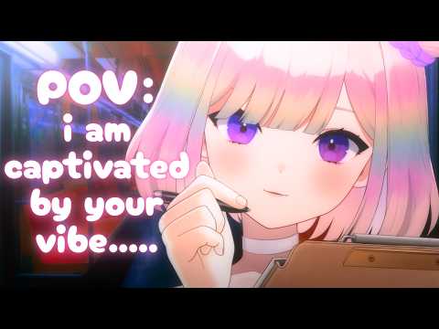 【ASMR】come here... let me draw you 🥺🎨💗 | lots of personal attention, drawing ✨ | train ambience 😴🚂