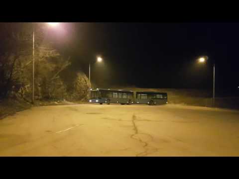 Turning Citaro G II, a small drift