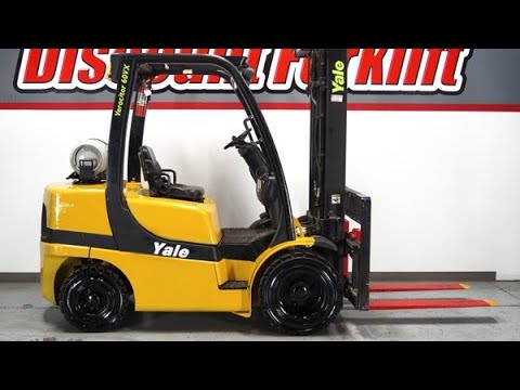 Yale GLP060VX 6,000lb Diesel #477K - Forklift for sale