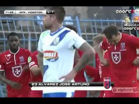 Tercer Gol Arturo Álvarez - MTK Budapest