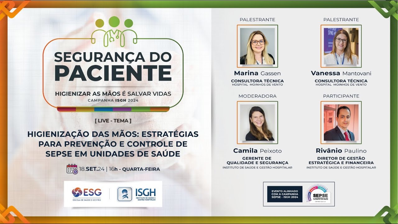 Higienização das Mãos: Estratégias para Prevenção e Controle de Sepse em Unidades de Saúde