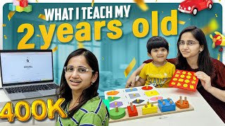 Day in my life | 400K YouTube family 🎉 | Toddler puzzles / activities #voiceofvasapitta #teluguvlogs