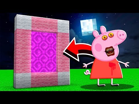 Insane! Enter Peppa Pig's Minecraft World at 3AM! 😱
