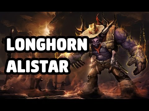 LONGHORN ALISTAR SKIN SPOTLIGHT - LEAGUE OF LEGENDS