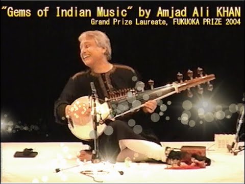 画像：&quot;Gems of Indian Music&quot; by Mr. Amjad Ali KHAN, Grand Prize laureate, Fukuoka Prize 2004  