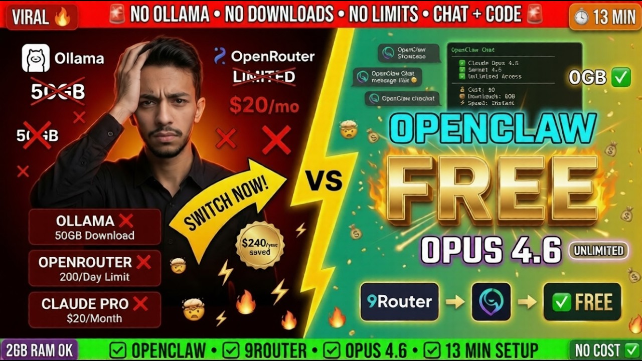 FREE OpenClaw with Claude Opus