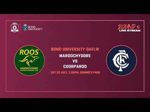 LIVE QAFLW ROUND 16 - Maroochydore v Coorparoo