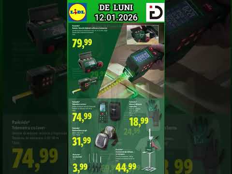 PARKSIDE® ROMANIA | LIDL | DE LUNI 12.01.2026