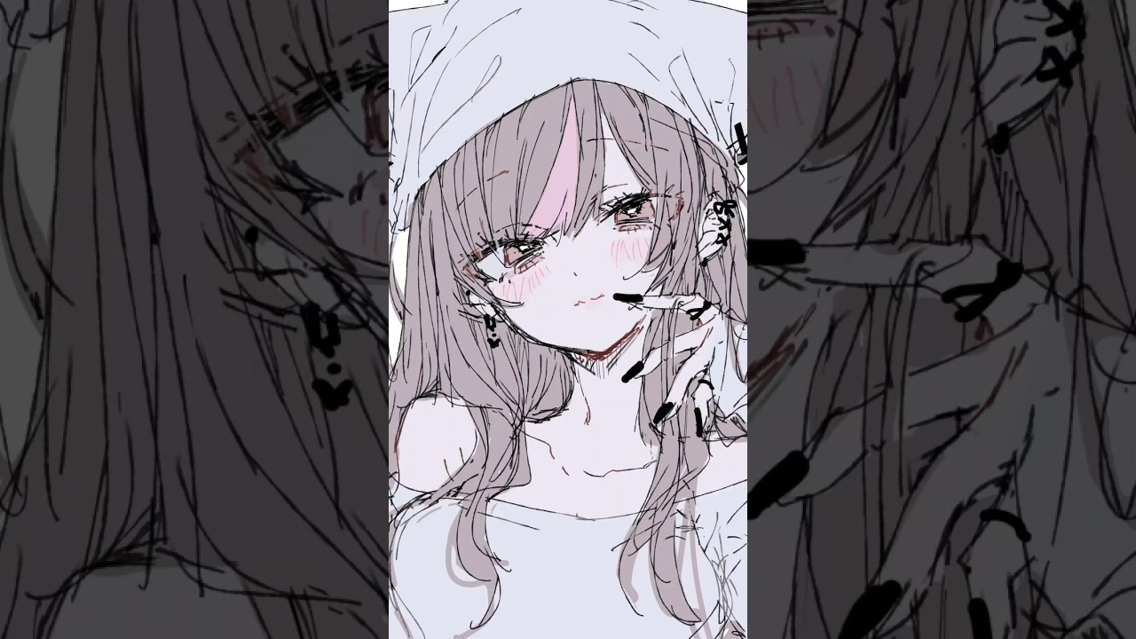 伽透しょこら姫を描きました🍫👑　#イラストメイキング #illustration #shorts #伽透しょこら