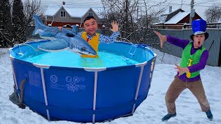 WIZARD Mr. Joe TELEPORTED Older Mr. Joe to Camaro with SHARK from SUMMER to WINTER 13+