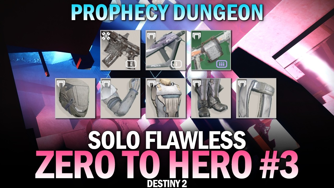 Solo Flawless "Zero to Hero" Dungeon Series Part 3 - Prophecy [Destiny 2]
