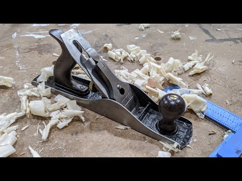 Restoring a 100 year old Stanley Bailey No 5 plane - No Talking, no music, just work - ASMR