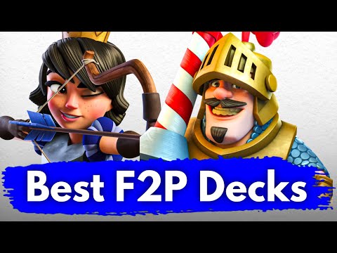 TOP 5 BEST Free to Play Decks in Clash Royale (2025)