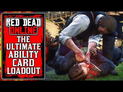 NEVER DIE AGAIN With The BEST Ability Cards in Red Dead Online - MELEE Build (RDR2 Best Loadouts)