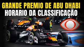 F1 2025 - GP DE ABU DHABI - CLASSIFICAÇÃO - HORARIO DA TRANSMISSÃO NA TV BAND