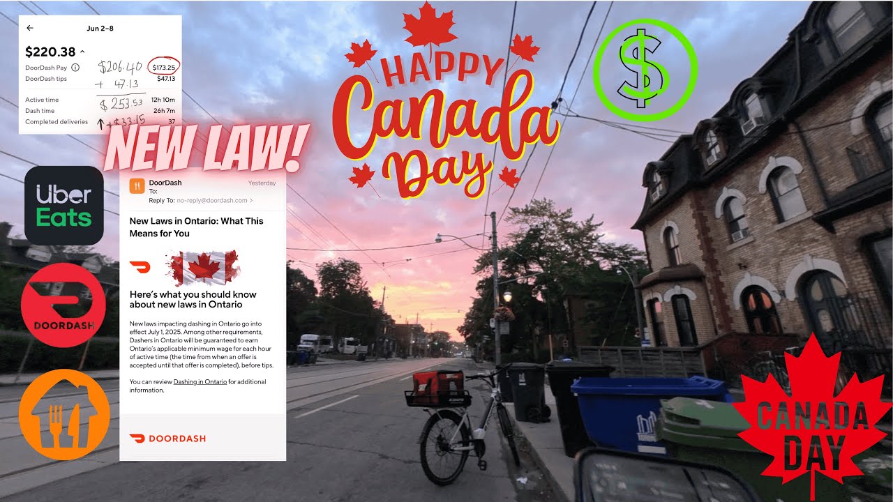 Morning Shift DoorDash & UberEats Toronto | NEW CANADA LAW