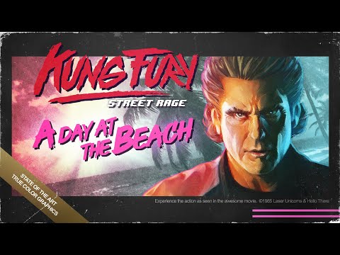 Expansion trailer for Kung Fury: A Day at the Beach.