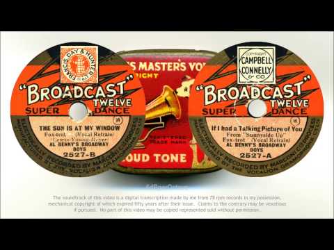 The Sun Is At My Window + If I Had A Talking Picture Of You (1929) Harry Bidgood