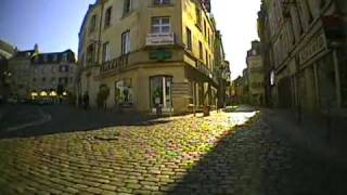 preview picture of video 'France, Laon centre on a Harley 883R'