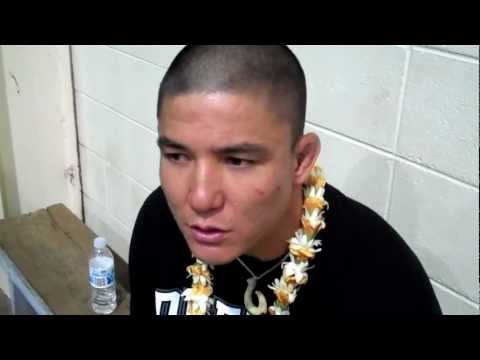 Just Scrap Maui post fight interview with Brett Rambo Nakamura