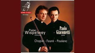 Francis Poulenc - Wispelwey & Giacometti video