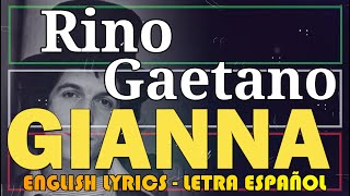 GIANNA - Rino Gaetano 1978 (Letra Español, English Lyrics, Testo italiano)