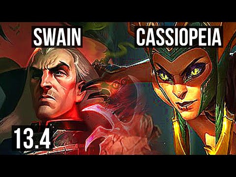 SWAIN vs CASSIOPEIA (MID) | 5/0/7, 900+ games | EUW Grandmaster | 13.4