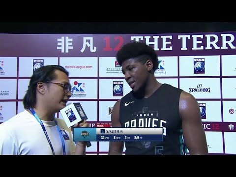 6.6 PG Shaquille Keith vs Shandong (CBA) 20 points in final 10min to WIN