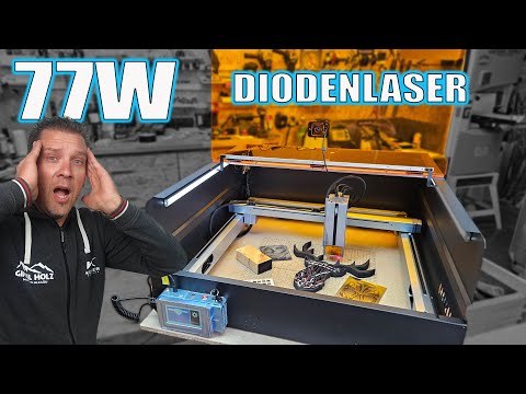 iKier K1 Pro Max 70 Watt Diodenlaser im Test - Der stärkste Gravurlaser? Atomstack X70 Pro A70 Pro