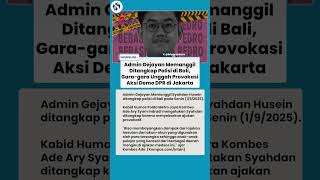Sebar Ajakan Provokatif & Aksi Anarkis! Polisi Tangkap Admin Gejayan Memanggil di Bali