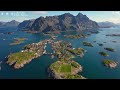 FLYING OVER NORWAY  (4K UHD) - Relaxing Music Along With Beautiful Nature Videos - 4K Video HD