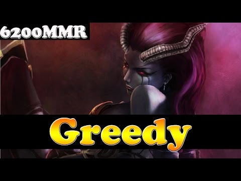 Dota 2 - Greedy 6200 MMR Plays Queen of Pain - Ranked Match Gameplay!