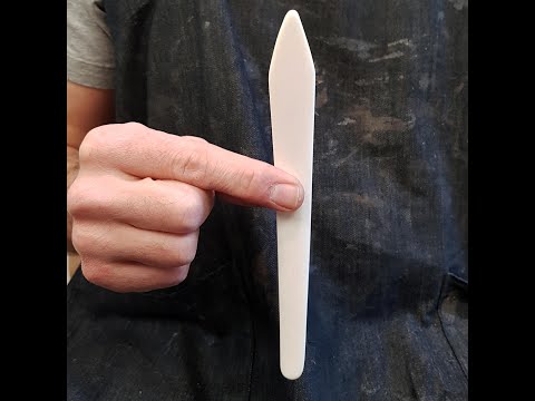 HOW TO...Boning with a Sleeking Bone - shoe making with CARREDUCKER
