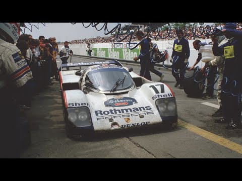 Thumbnail for Driving flat-out in a Le Mans-winning Porsche 962 | Ti Podcast 105 by Porsche, Car, Porsche 962