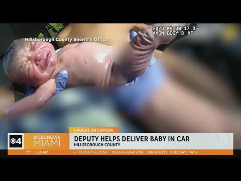 Florida deputy helped deliver baby in a car