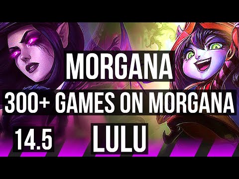 MORGANA & Ezreal vs LULU & Tristana (SUP) | 2/4/22, 300+ games | NA Master | 14.5