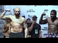 Deron Williams vs. Frank Gore Final Staredown | Paul vs. Woodley 2 | MMA Fighting