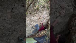 Video thumbnail of Problem 1 (Boulder C), 6a+. Cabrera d'Anoia